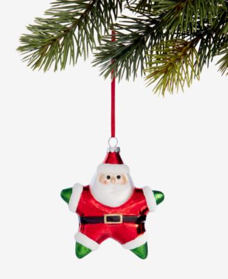 Holiday Lane - Heritage Santa Star Ornament