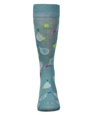 Men's Tennis Rayon Crew Socks