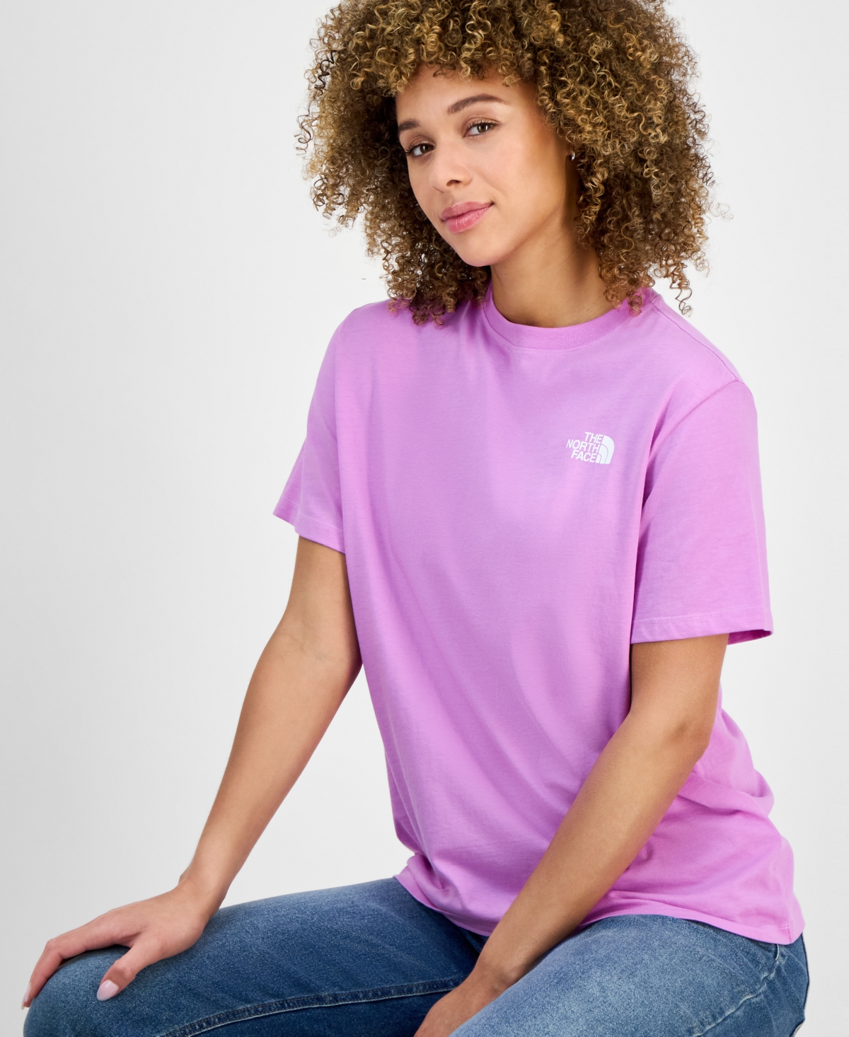 THE NORTH FACE WOMEN'S COTTON CORE FLOWER GRAPHIC T-SHIRT 