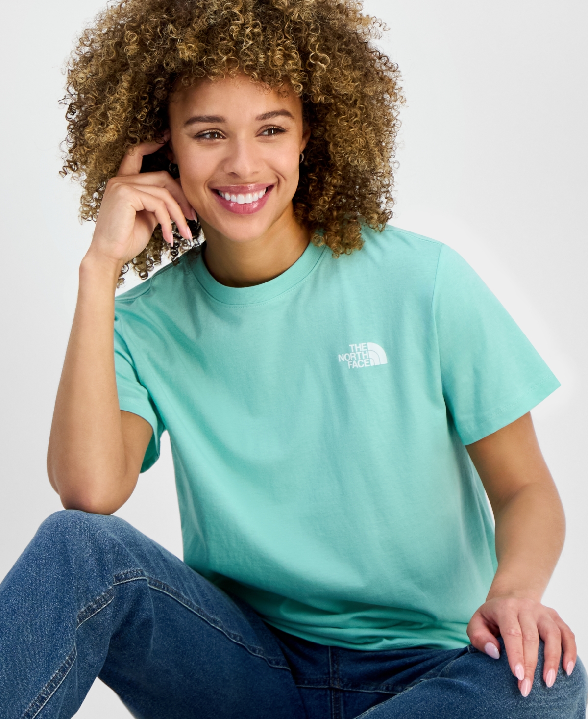 THE NORTH FACE WOMEN'S OUTDOOR VALLEY COTTON GRAPHIC T-SHIRT 
