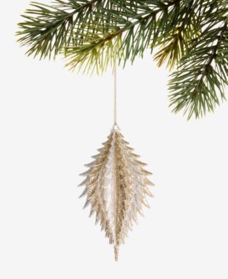 Holiday Lane - Christmas Glitters Pine Cone Drop Ornament
