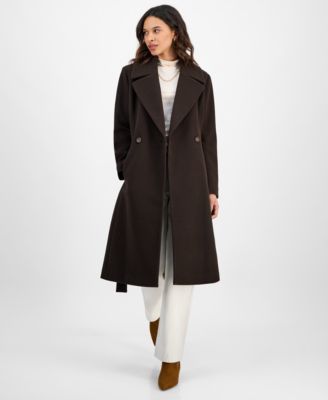 CeCe - Women's Single-Breasted Belted Coat
