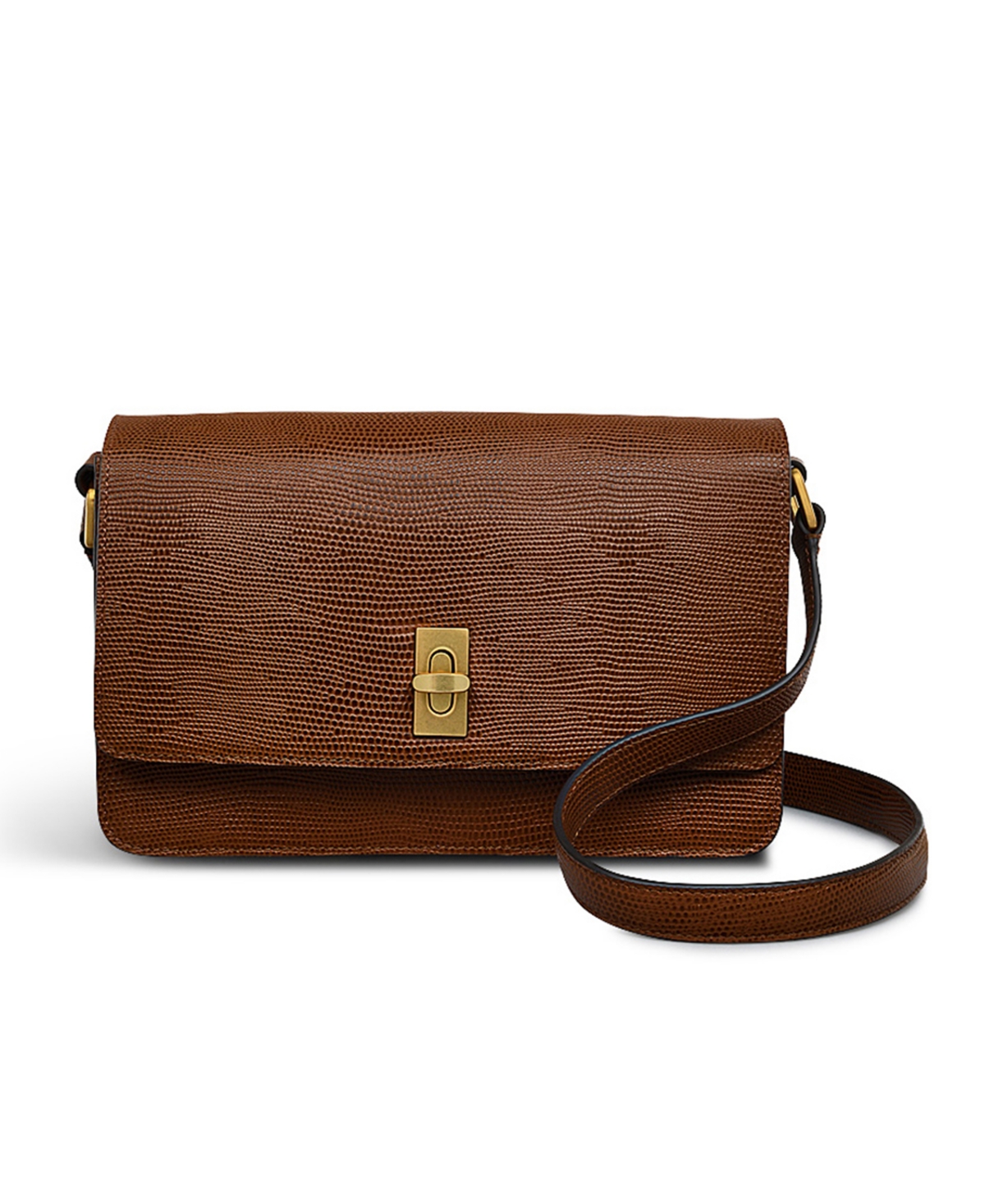 Threadneedle Street Small Crossbody Bag - Saddle