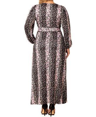 Plus Size Kelsey Long Sleeve Maxi Dress