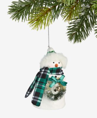 Holiday Lane - Enchanted Emerald Snowman Ornament