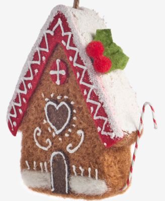 Gingerbread Village Felted House Ornament, Macy's Exclusive