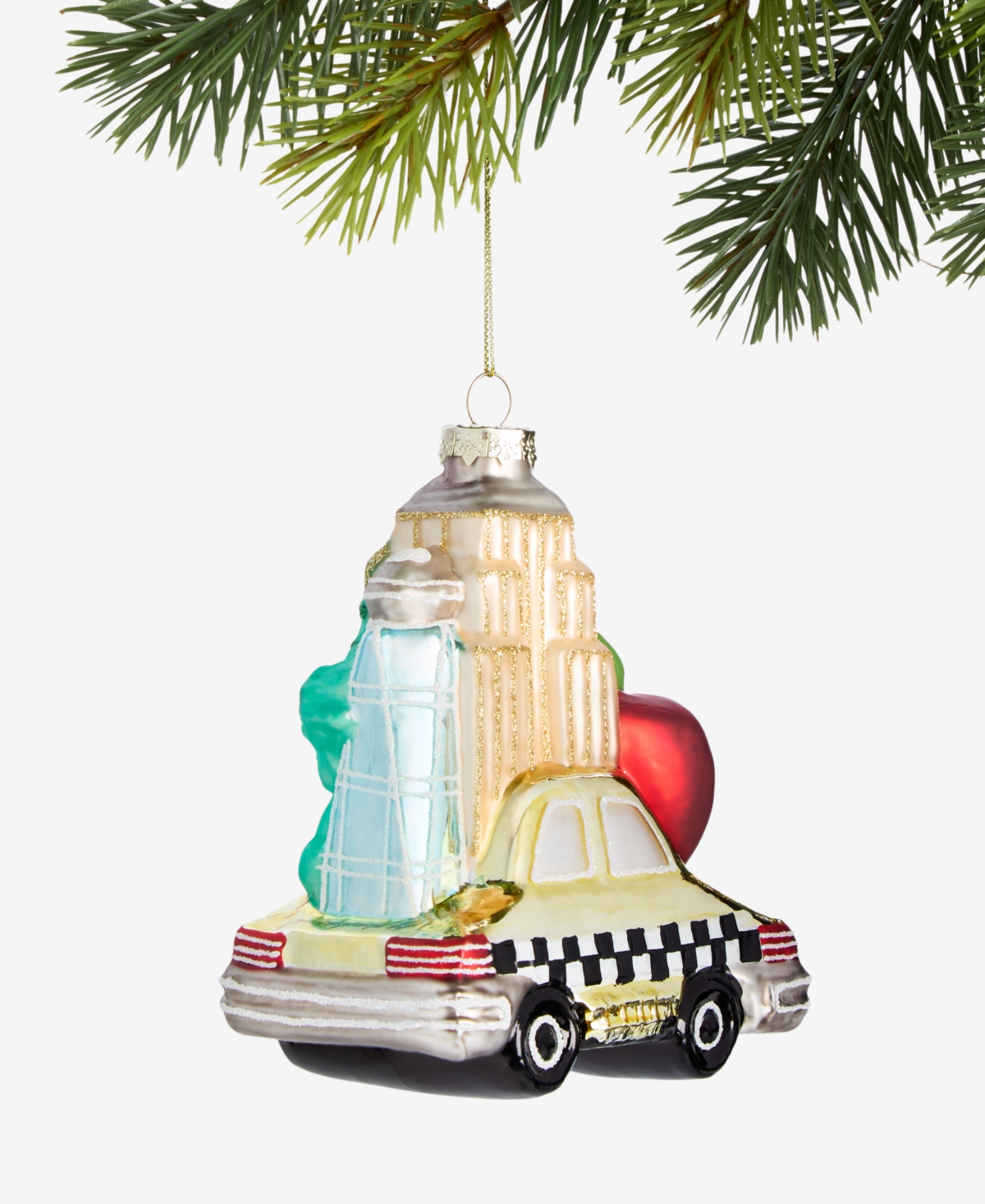 Holiday Lane New York City Icons Glass Ornament, Macy's Exclusive