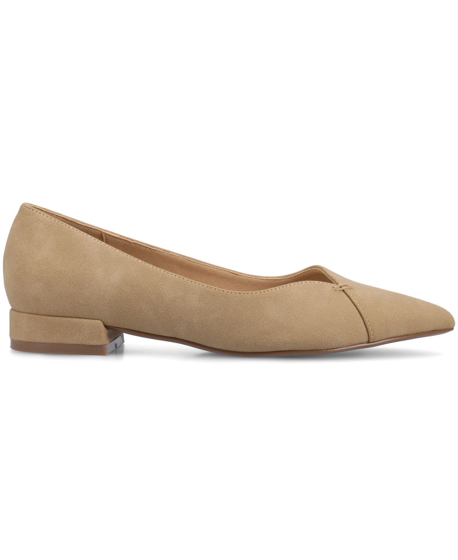 Women's Carmin Block Heel Pointed Toe Flats