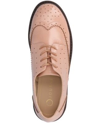 Women's Claudiya Lug Sole Lace Up Oxford Loafers
