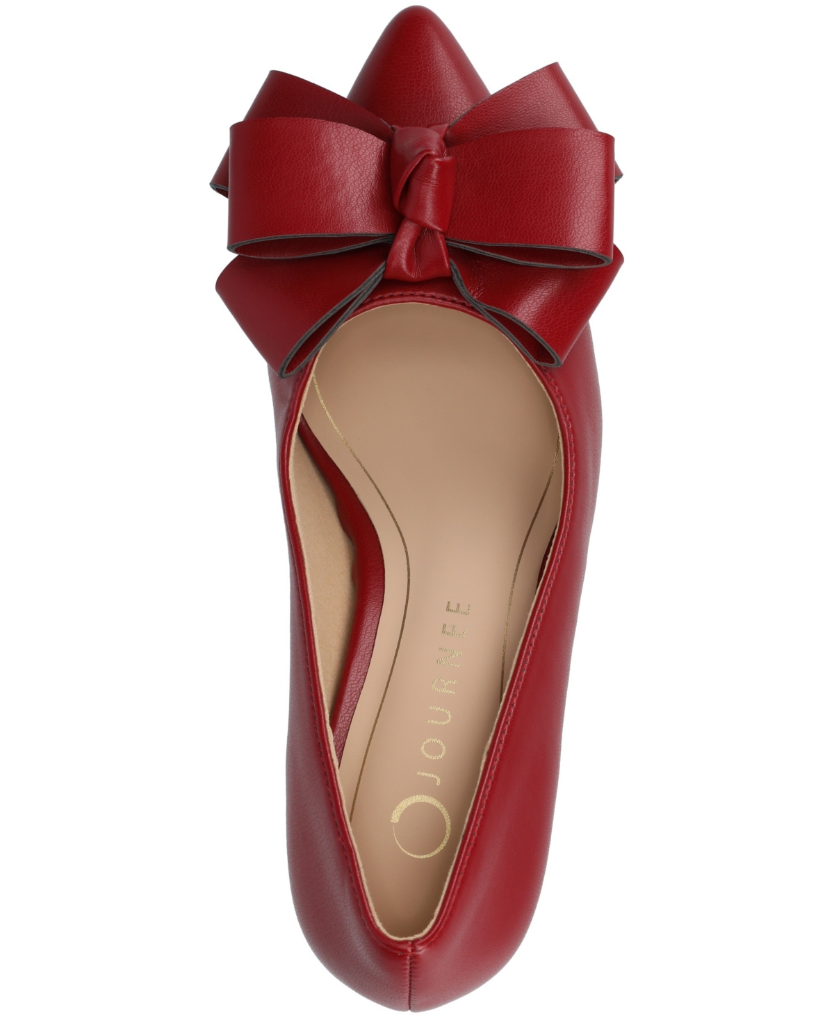 Journee Collection Women's Crystol Velvet Pumps In Red