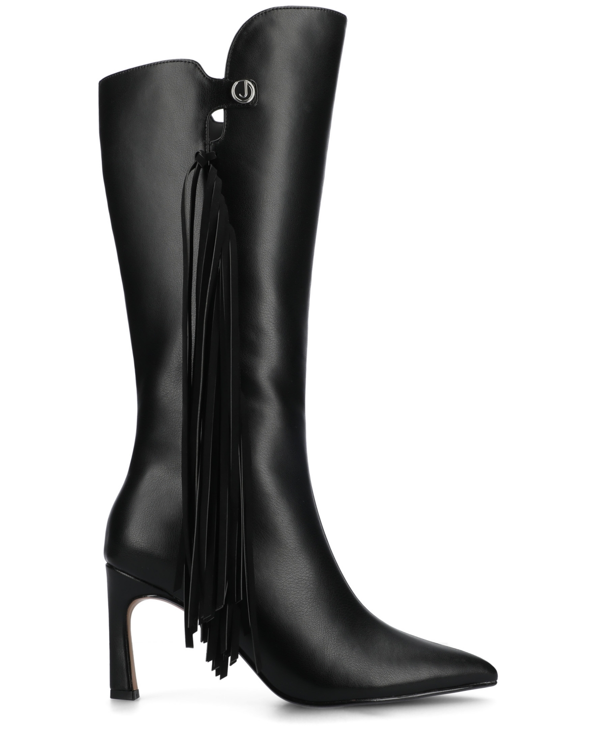 Journee Collection Women's Dolly Stiletto Heel Comfort Boots In Black