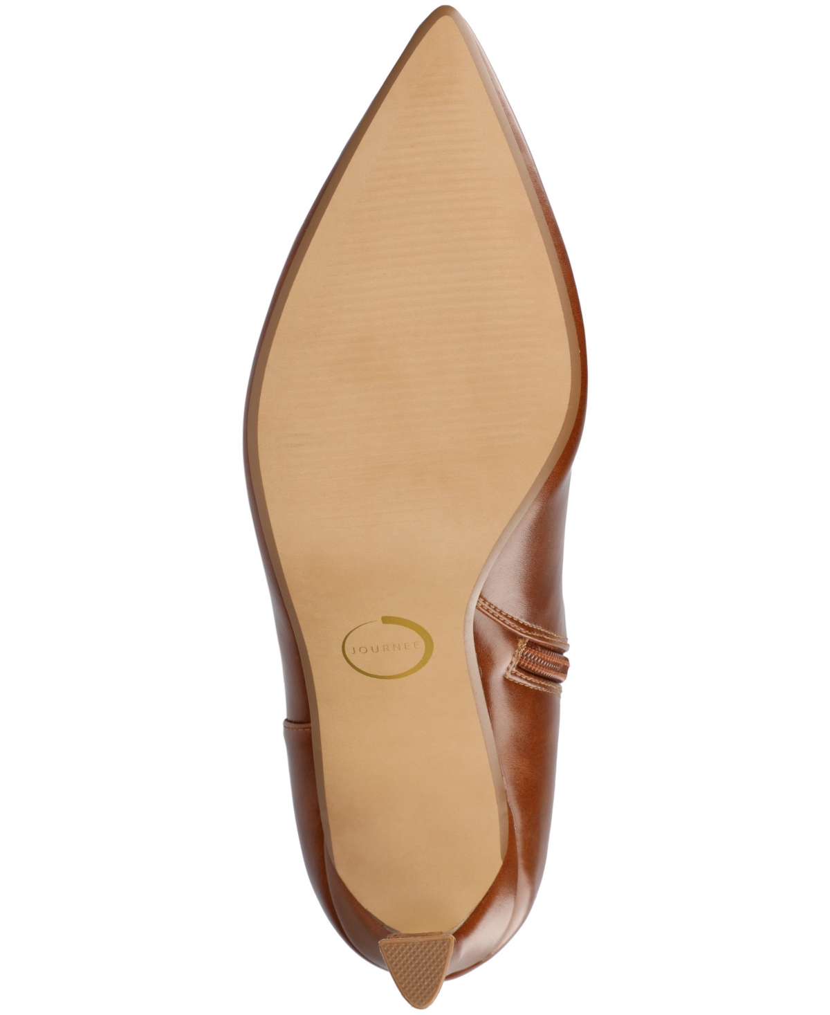 Journee Collection Women's Dolly Stiletto Heel Comfort Boots In Brown