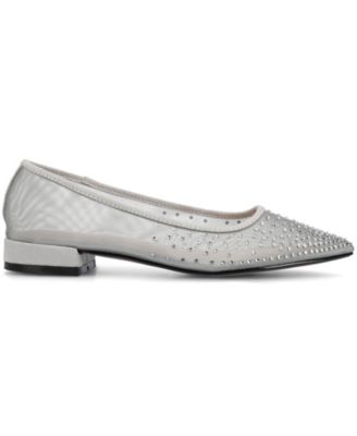 Women's Gracelynn Embellished Mesh Ballet Flats