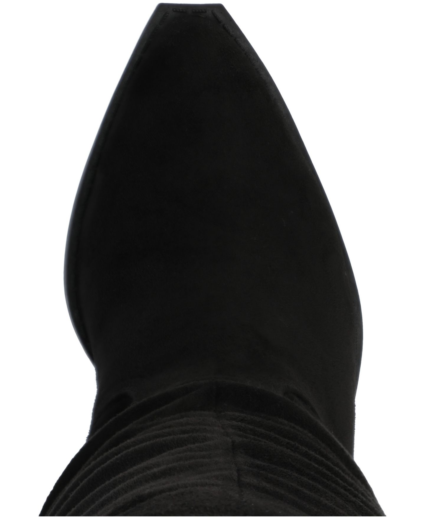 Женские ботинки Journee Collection Kaleah Slouchy Knee High Western Boots, Regular & Wide Calf, цвет: Чёрный — фото 4