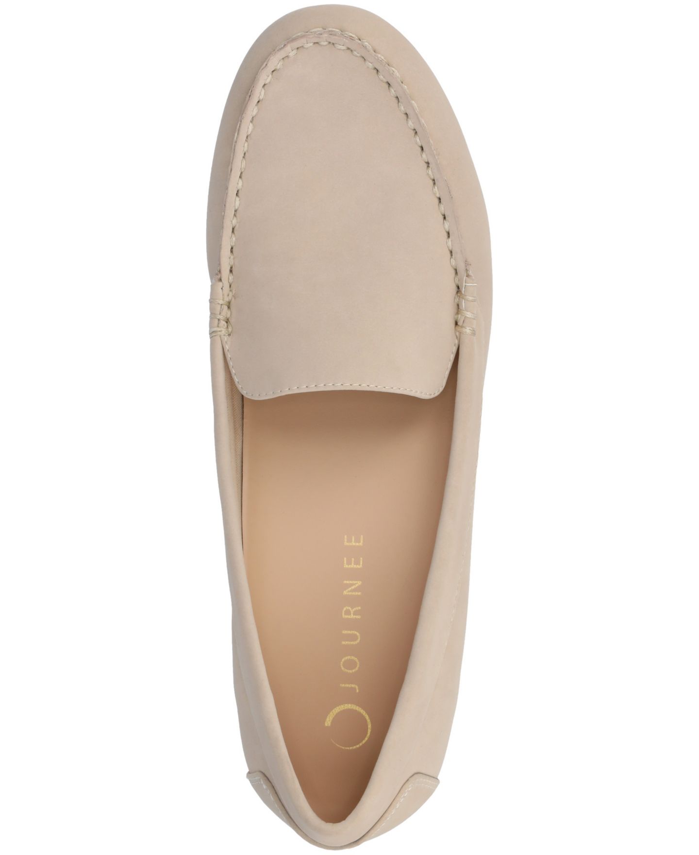 Женские туфли Journee Collection Oreta Round Toe Driver, цвет: Бежевый — фото 4
