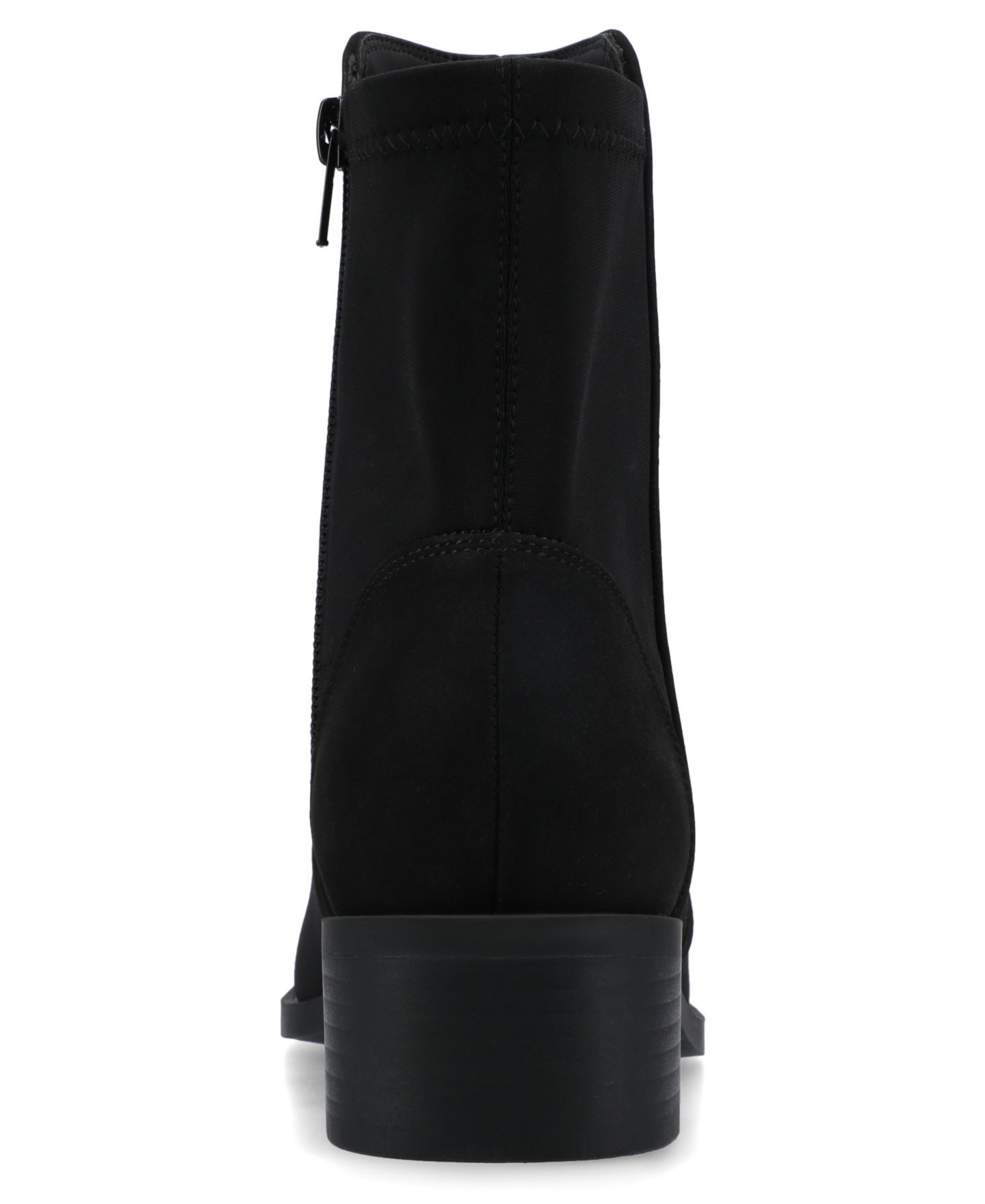Женские ботинки Journee Collection Renna Block Heel Chelsea Booties, цвет: Чёрный — фото 3