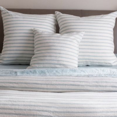 20" x 20" French Linen Pillow with Removable Sham