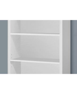 Wood Bookshelf – Classic 5-Tier Bookcase for Living Room or Home Office