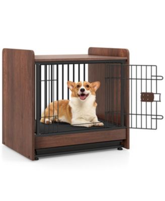 Pet Crate Indoor Dog Cage with Removable Tray and Lockable Door – Safe and Durable Home Kennel