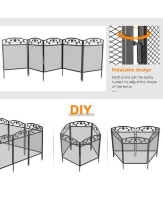 Heavy-Duty Dog Playpen Foldable Metal Exercise & Garden Fence
