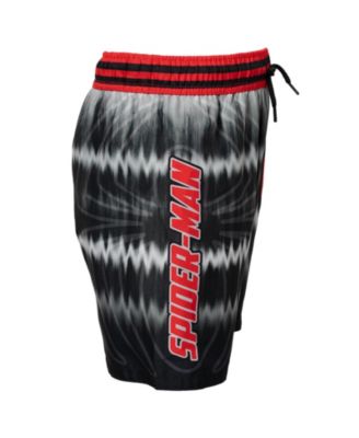 Boys Spider-Man UPF 50+ Rash Guard and Swim Trunks Outfit Set