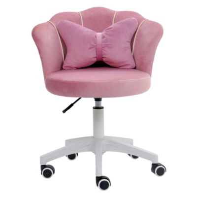 Modern Velvet Task Chair 360 Swivel Adjustable Height Office Chair