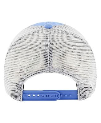 Men's Blue/Natural Detroit Lions Trawler Clean Up Trucker Adjustable Hat