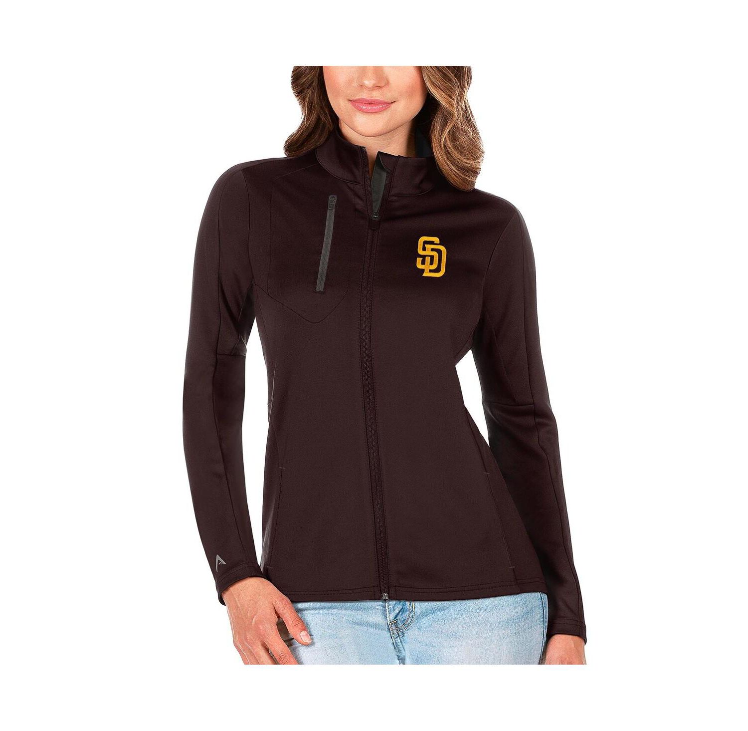 Women's Brown/Charcoal San Diego Padres Generation Full-Zip Jacket