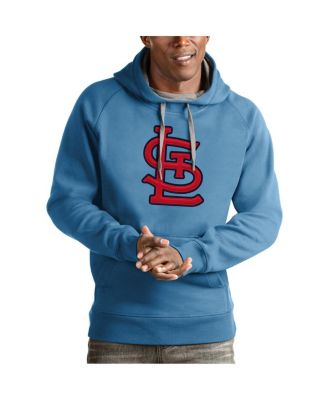 Men's Light Blue St. Louis Cardinals Victory Pullover Team Logo Hoodie