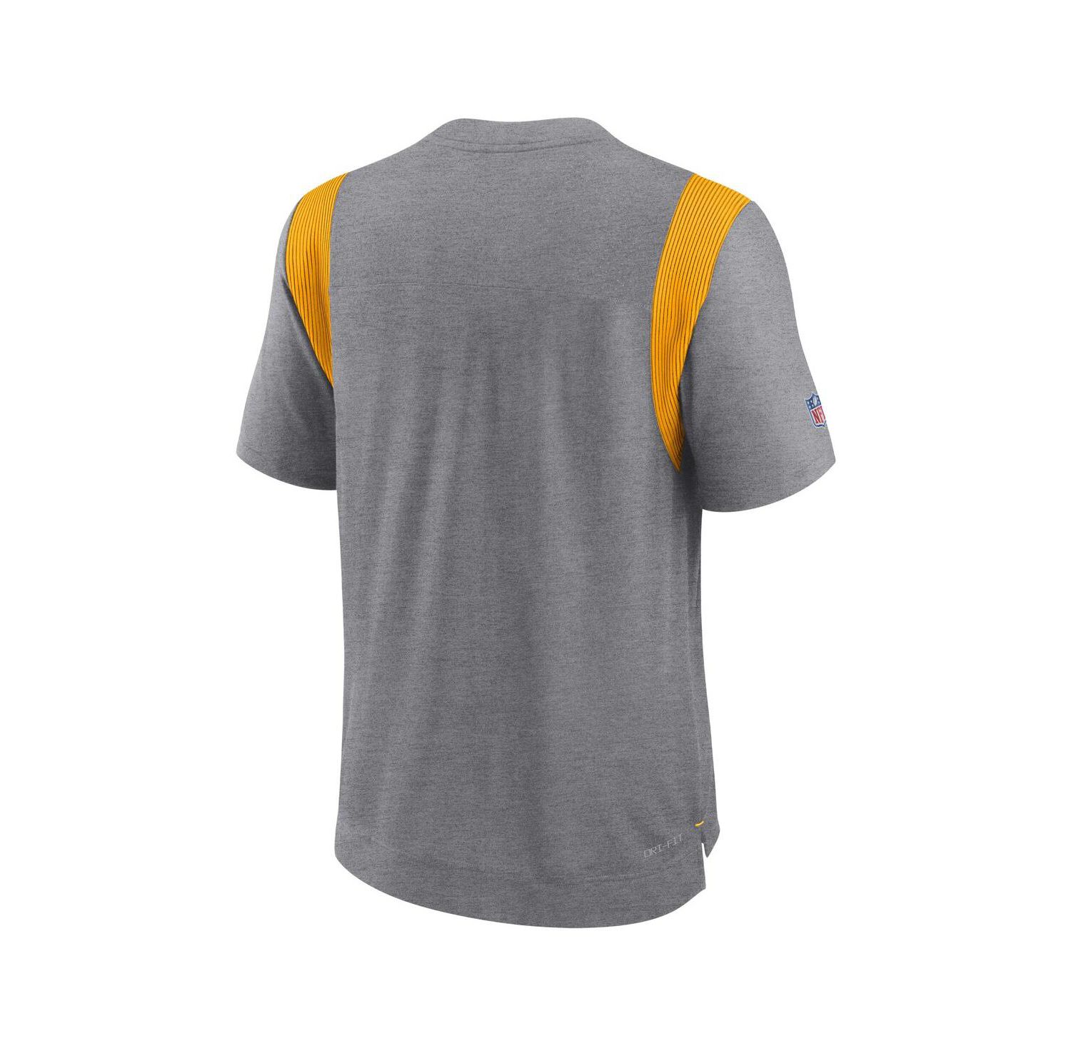 Men's Charcoal Washington Commanders Sideline Tonal Logo Performance Player T-Shirt