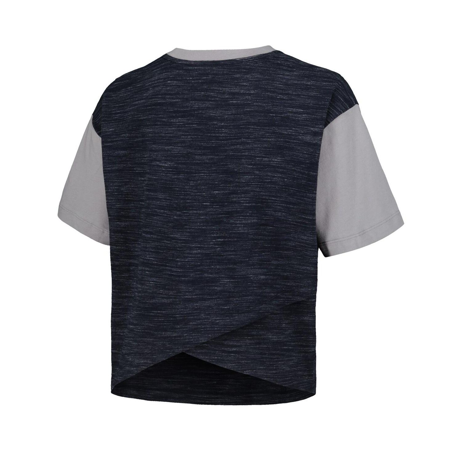 Women's by New Era Navy St. Louis City SC Athletic Cross Back Cropped T-Shirt