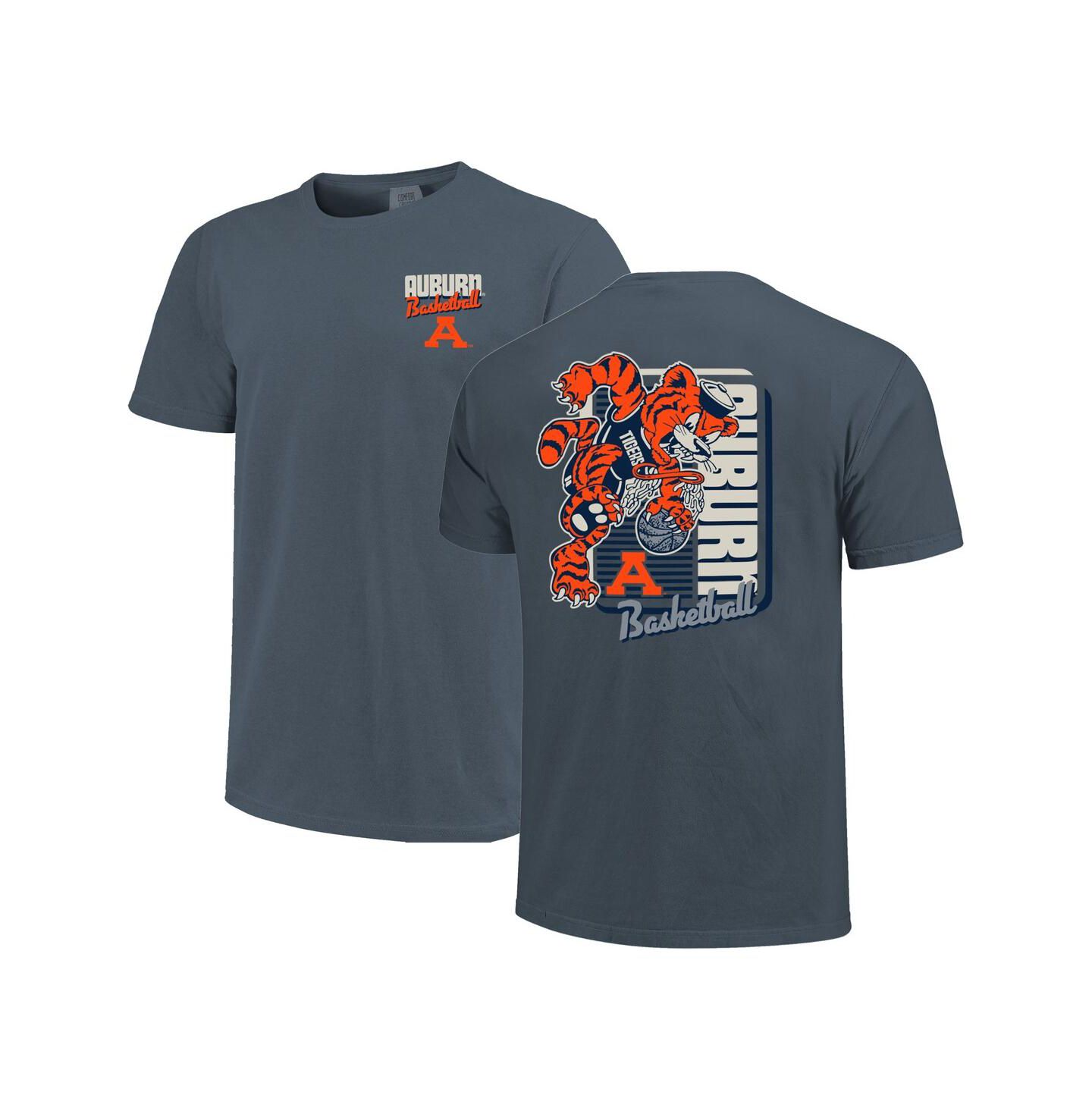 Мужская футболка Image One Navy Auburn Tigers Comfort Colors Mascot Dunk — фото 1