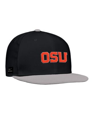 Men's Black Oregon State Beavers On-Field Baseball Performance Fitted Hat