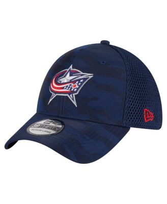 New Era - Men's Navy Columbus Blue Jackets Active Subtle Camo 39THIRTY Flex Hat