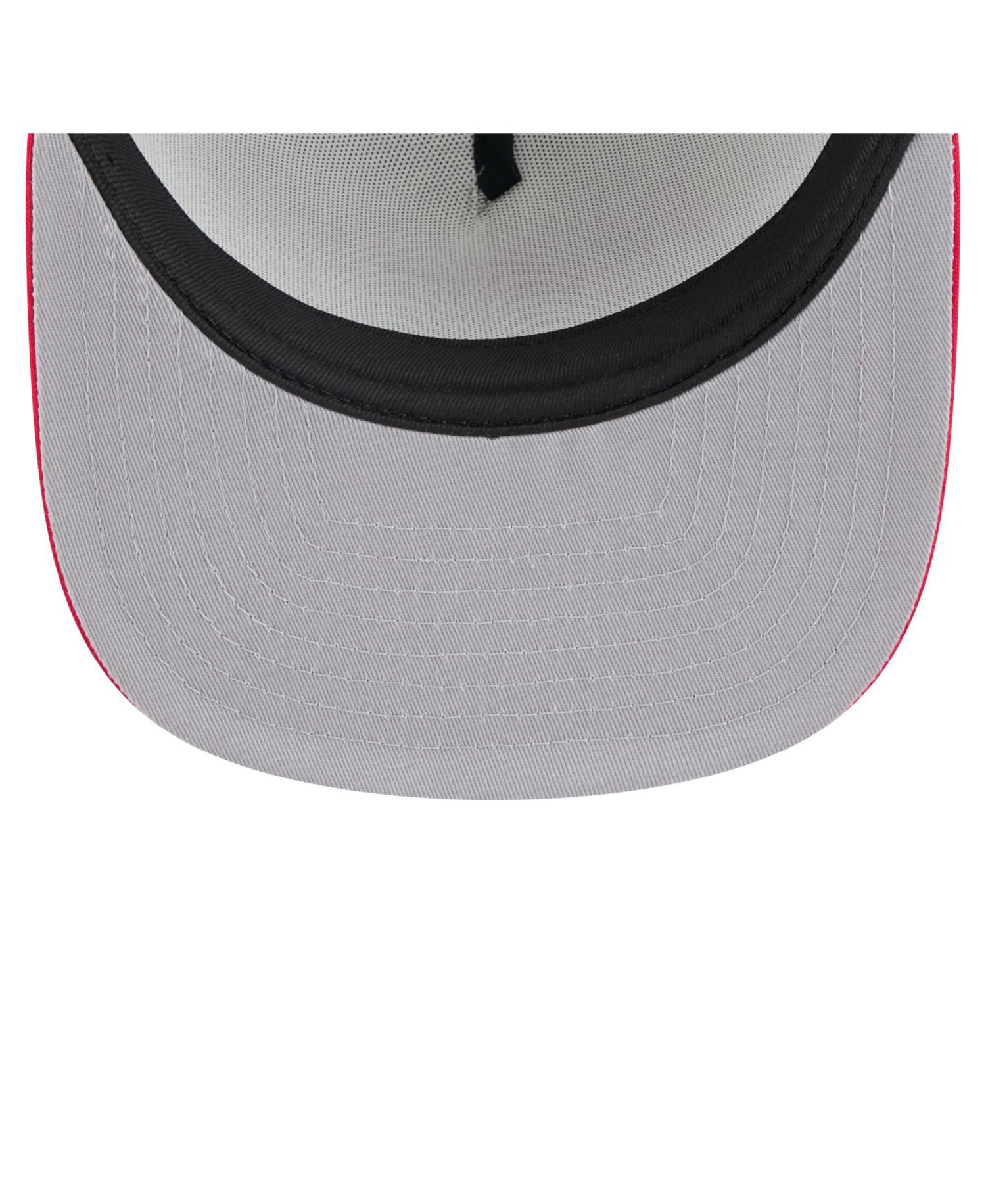 Men's White/Red Washington Nationals Retro Script Trucker 9FIFTY Snapback Hat