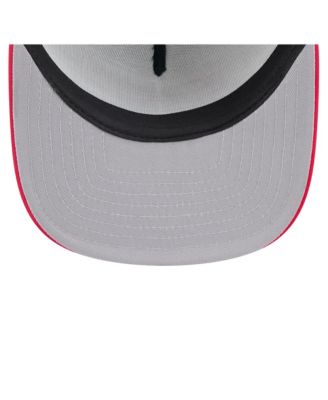 Men's White/Red California Angels Retro Script Trucker 9FIFTY Snapback Hat