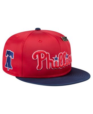 New Era - Men's Red/Navy Philadelphia Phillies Satin 59FIFTY Fitted Hat