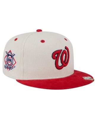 New Era - Men's Cream/Red Washington Nationals Two-Tone Corduroy 59FIFTY Fitted Hat