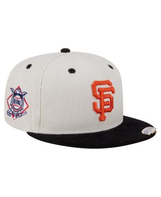 New Era - Men's Cream/Black San Francisco Giants Two-Tone Corduroy 59FIFTY Fitted Hat
