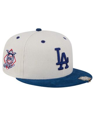 New Era - Men's Cream/Royal Los Angeles Dodgers Two-Tone Corduroy 59FIFTY Fitted Hat