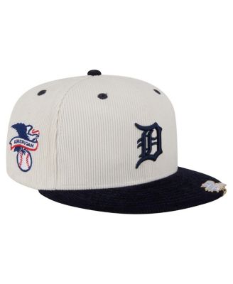 New Era - Men's Cream/Navy Detroit Tigers Two-Tone Corduroy 59FIFTY Fitted Hat