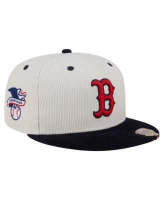 New Era - Men's Cream/Navy Boston Red Sox Two-Tone Corduroy 59FIFTY Fitted Hat