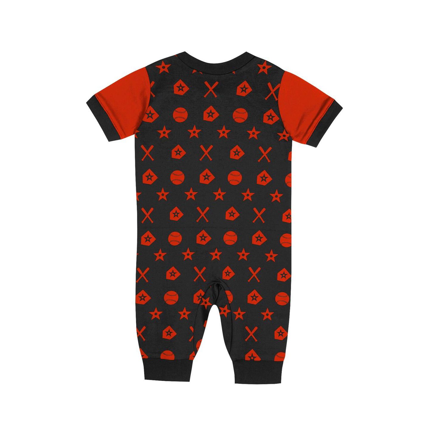 Шорты Outerstuff Black Baltimore Orioles Hard 90 Coveralls для мальчиков-малышей — фото 3