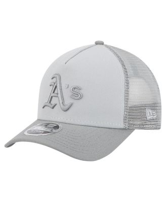 New Era - Men's Gray Athletics Color Pack A-Frame 9FORTY Trucker Adjustable Hat