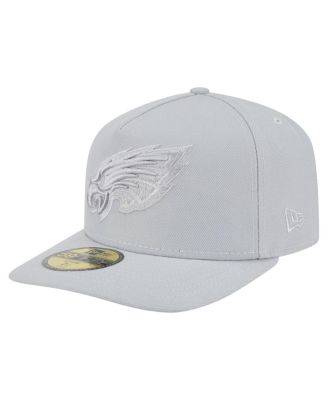 New Era - Men's Gray Philadelphia Eagles Color Pack A-Frame 59FIFTY Fitted Hat