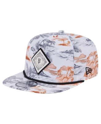 New Era - Men's White San Francisco Giants Printed Island Golfer Snapback Hat