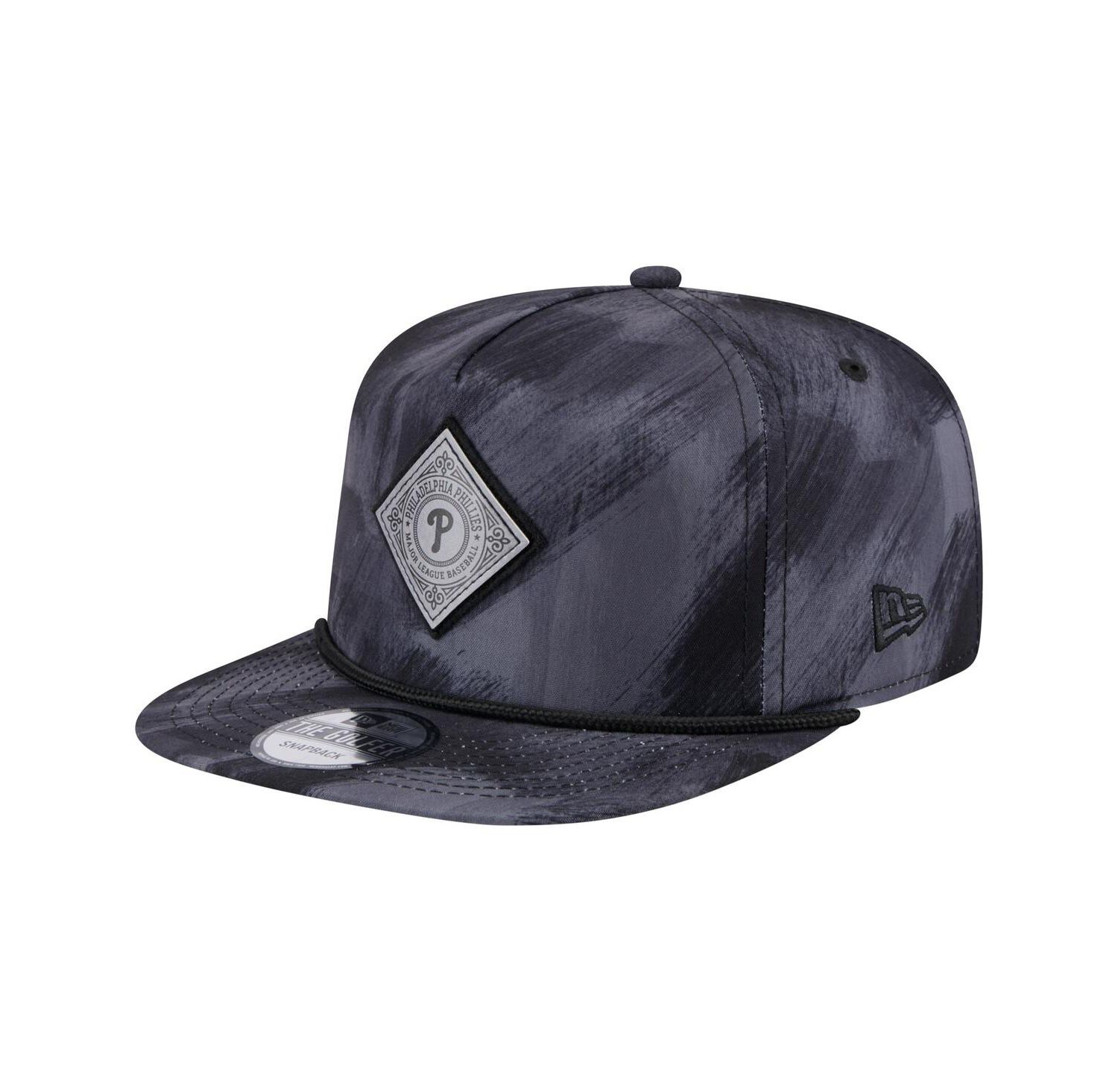 Men's Navy Philadelphia Phillies Printed Golfer Snapback Hat