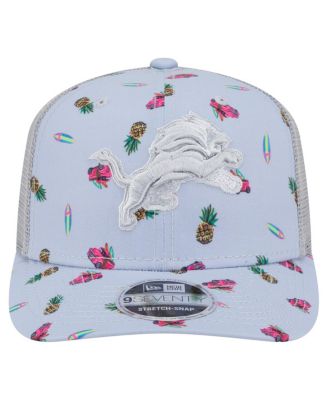 Men's Light Blue Detroit Lions Adventure Surfboard 9SEVENTY Adjustable Hat