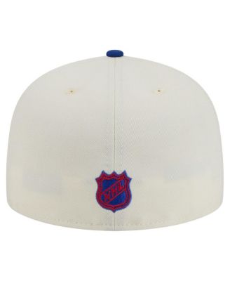 Men's White New York Rangers Chrome Two-Toned 59FIFTY Fitted Hat