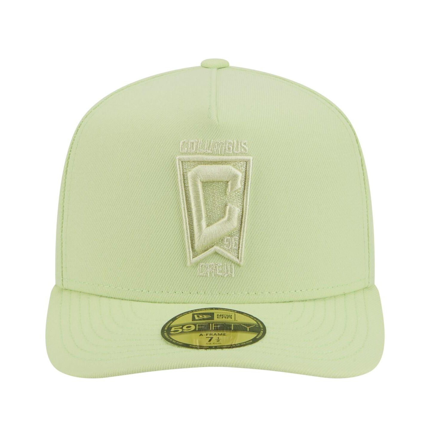 Мужские головные уборы New Era Green Columbus Crew Color Pack A-Frame 59FIFTY Fitted Hat — фото 2